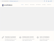 Tablet Screenshot of leapworldgroup.com